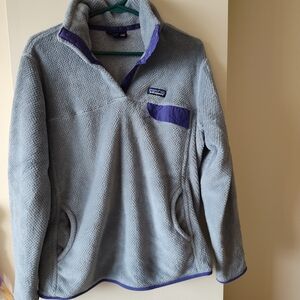 Patagonia XL Women's Purple Grey Pull Over